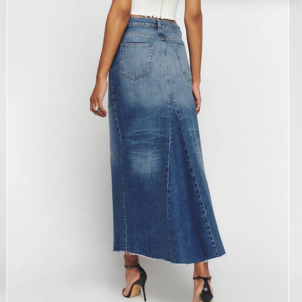Reformation Tazz Denim Maxi Skirt - Picture 2 of 7